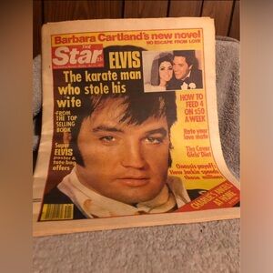 The Star Magazine featuring Elvis Presley - Vintage Cover